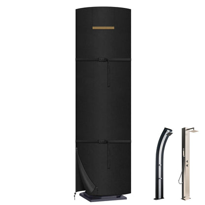 Solardusche Abdeckung Winterfest 220x67cm