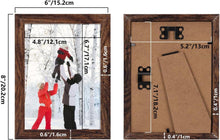 Bilderrahmen 13x18 cm 18er-Set Wand Tisch Dunkelbraun