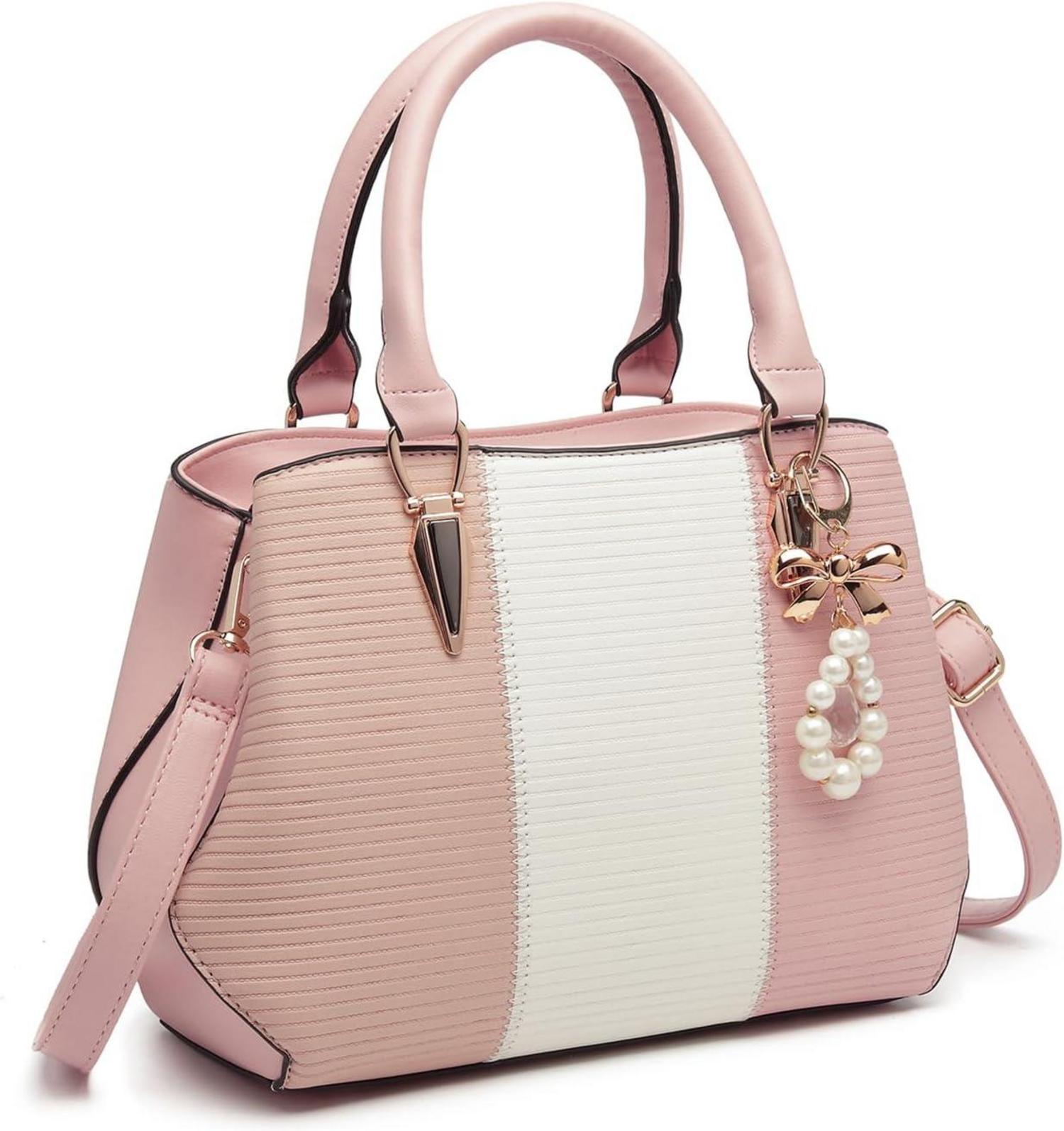 Moderne Miss Lulu Damen Handtasche Farbblock Design