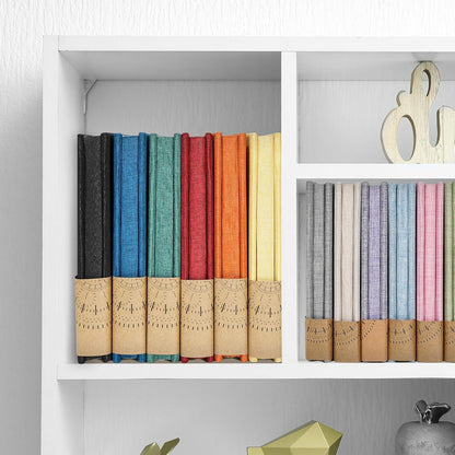 Selbstklebendes Fotoalbum 10x15 Leinen 60 weiße Seiten Jahrestag Beige