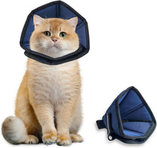 Verstellbare Halskrause Leckschutz Hundekragen Blau XS