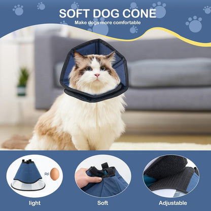 Hund Katze Halskrause Leckschutz Klettverschluss