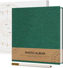 Selbstklebendes Fotoalbum zum Selbstgestalten mit Leineneinband