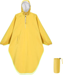Wasserdichter Regenponcho mit Kapuze für Damen und Herren