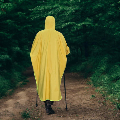 Wasserdichter Regenponcho Regenjacke mit Kapuze für Damen und Herren Outdoor