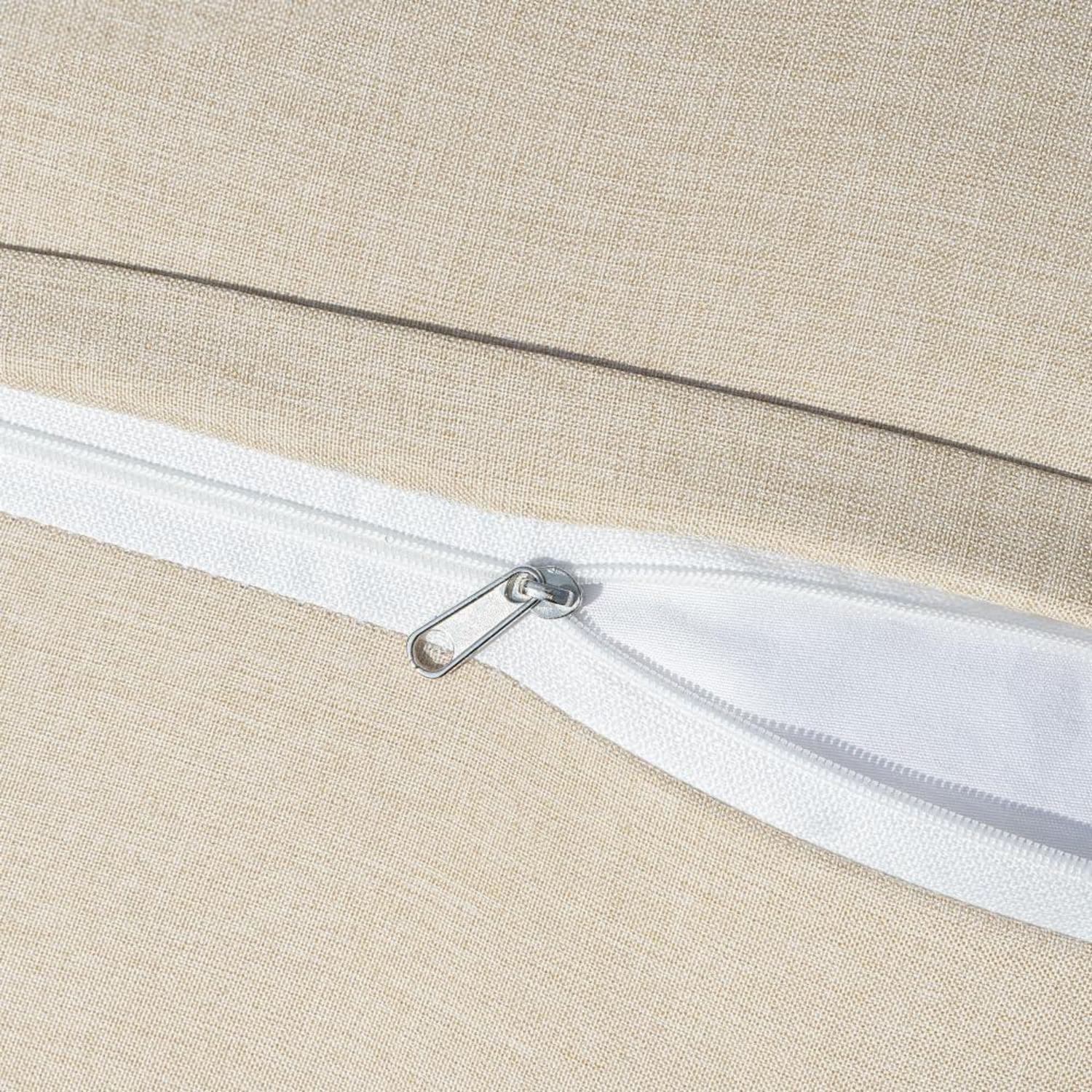 Wetterfeste Outdoor Kissenbezüge 30x50cm 2er Set Wasserdicht Beige