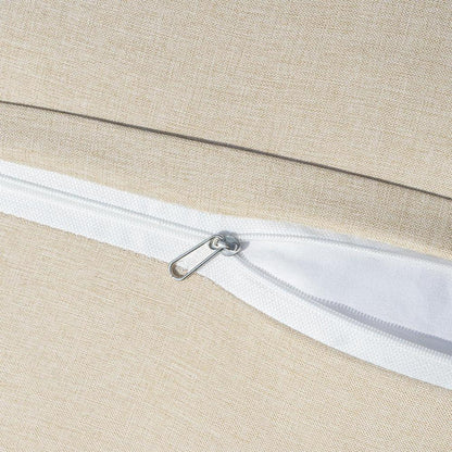 Wetterfeste Outdoor Kissenbezüge 30x50cm 2er Set Wasserdicht Beige