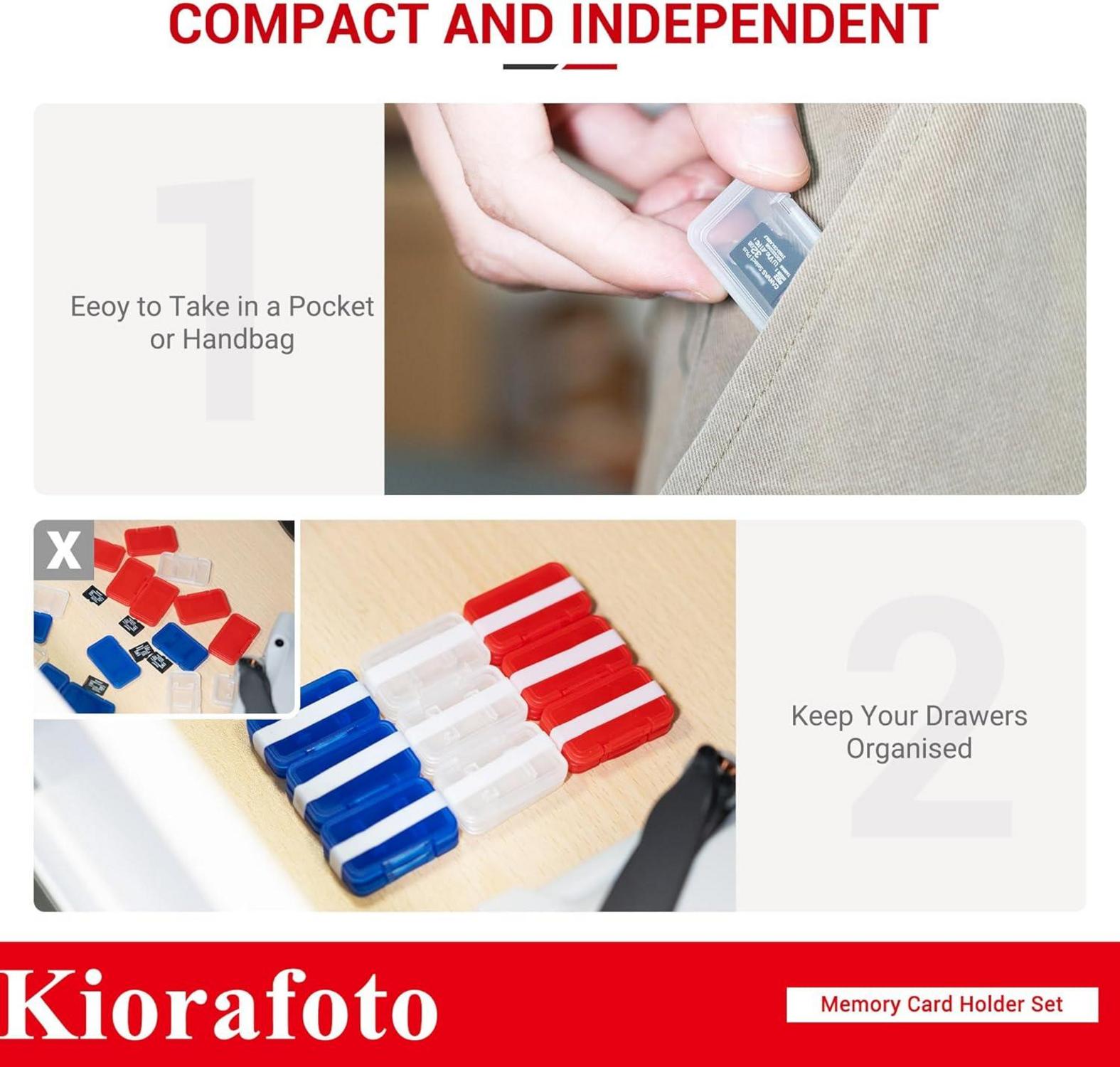 Micro-SD-Kartenetui, 18 Packungen, 3