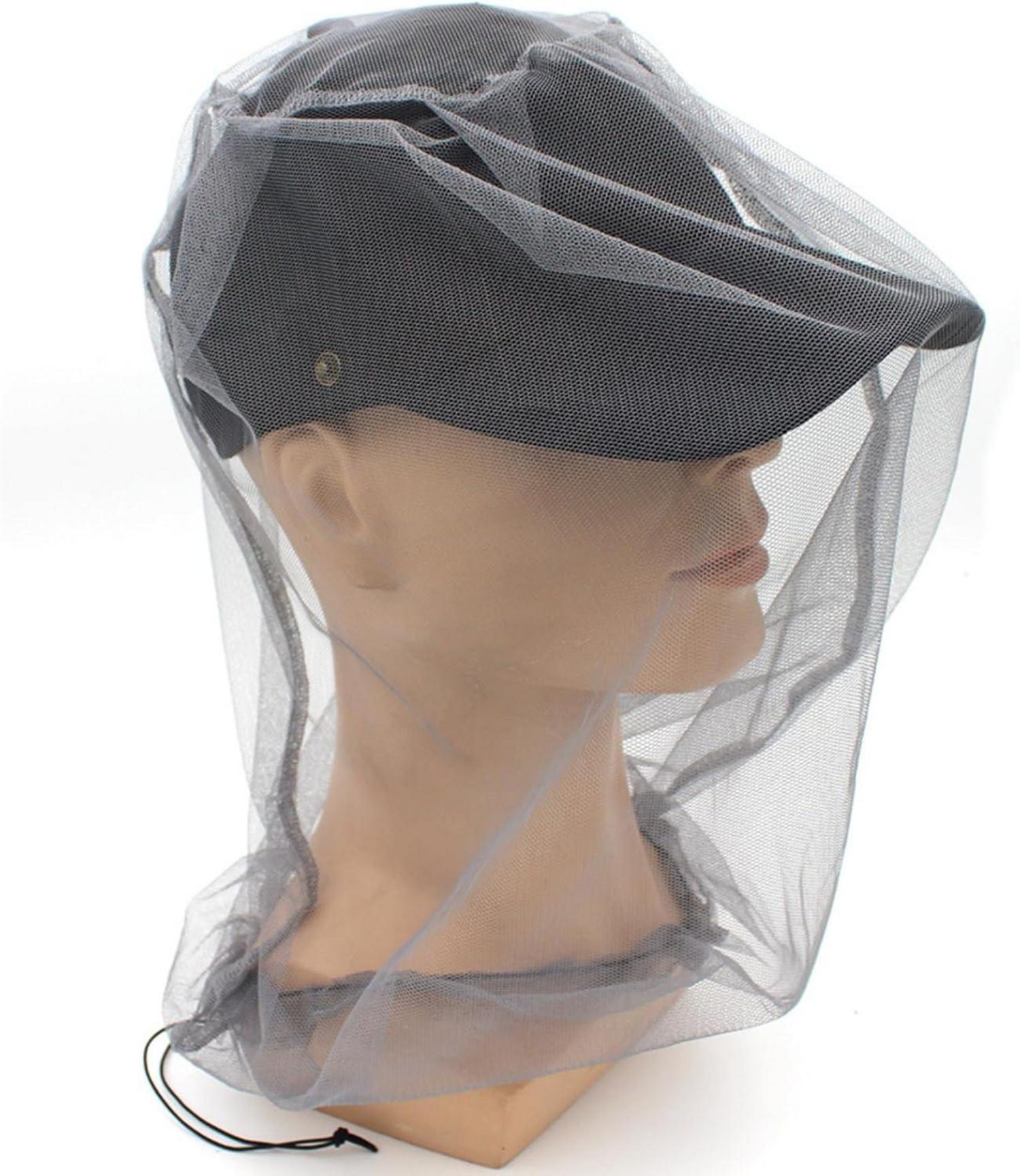 2er Set Moskitonetz Kopf Schutz Outdoor Mückennetz Hut