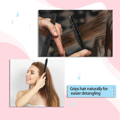 Mini-Rundbürste für Föhnen und Locken, Hitzebeständige Haarbürste