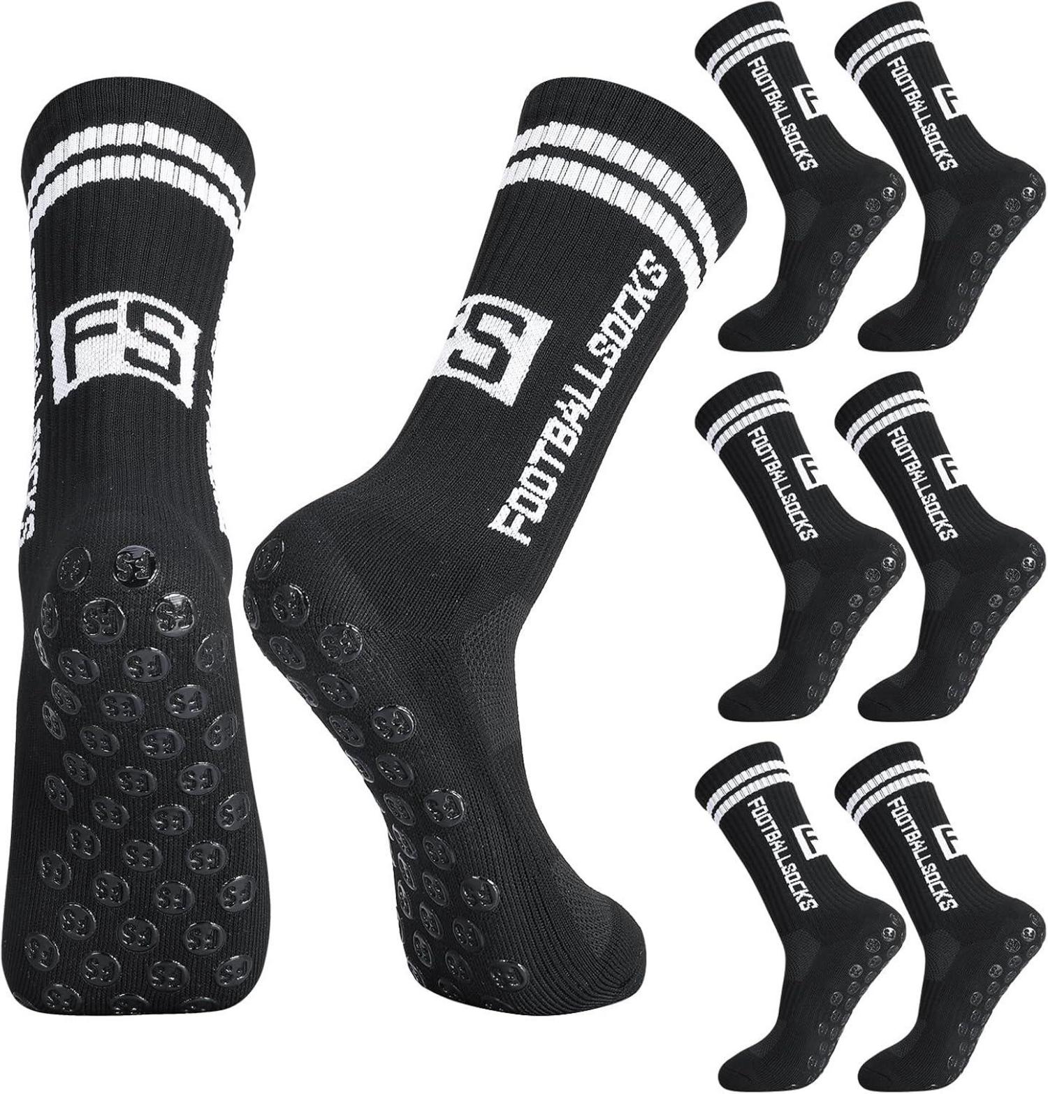 Kinder Fußball Socken Anti Rutsch 3 Paare Sportsocken Rutschfeste