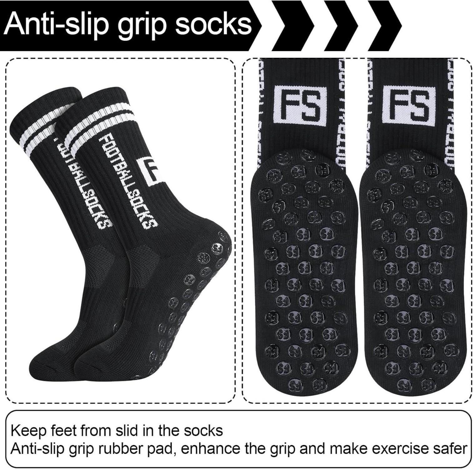 Kinder Fußball Socken Anti Rutsch 3 Paare Sportsocken Rutschfeste