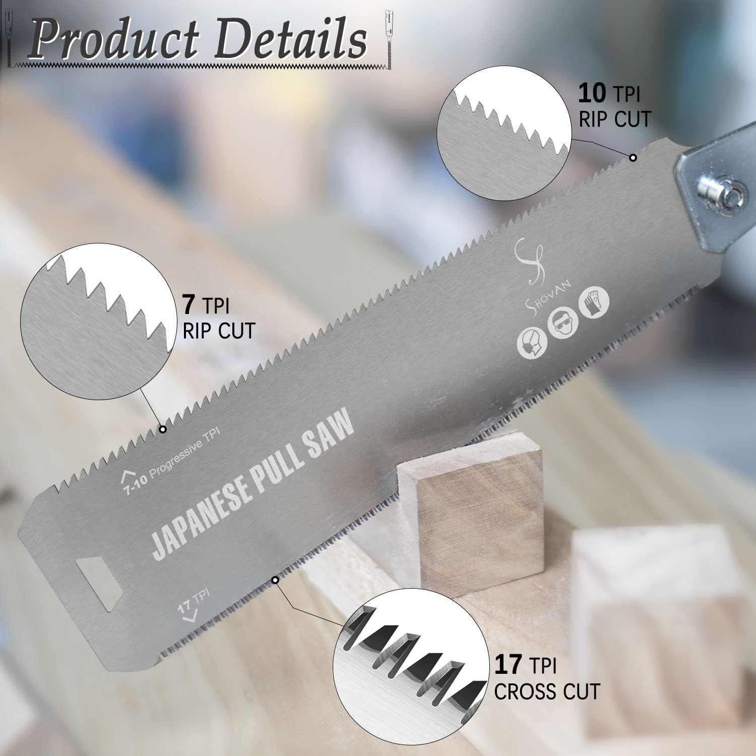 Profi Ryoba Japansäge mit SK5 Karbonstahl 265mm ZpZ 7-10/17