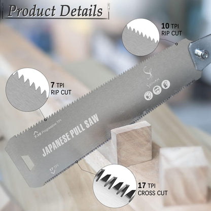 Profi Ryoba Japansäge mit SK5 Karbonstahl 265mm ZpZ 7-10/17