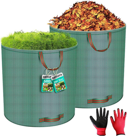 Gartenabfallsack 500L Stabile robuste Gartensack faltbar
