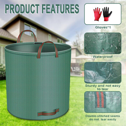 Gartenabfallsack 500L 2er Pack Stabil Faltbar