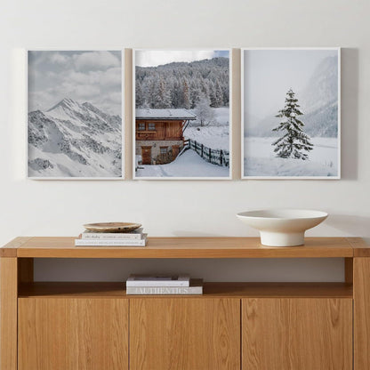 Bilderrahmen 40x60cm Weiß Holz 3er Set Fotorahmen MDF Rahmen
