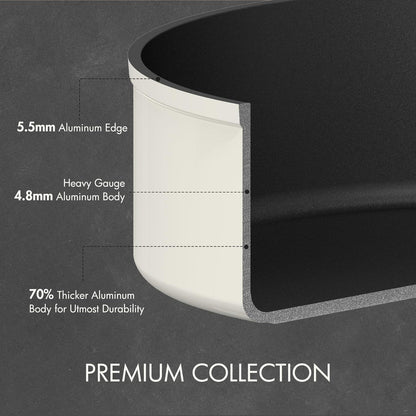 CAROTE Edelstahl-Kochtopf antihaftbeschichtet spülmaschinen- & ofenfest 18/20