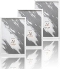 Bilderrahmen 20x30cm Weiß 3er Set Holzrahmen Fotorahmen MDF Rahmen