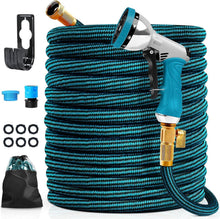 Flexibler Gartenschlauch 30M 10 Funktionen Sprühdüse Messing Adapter