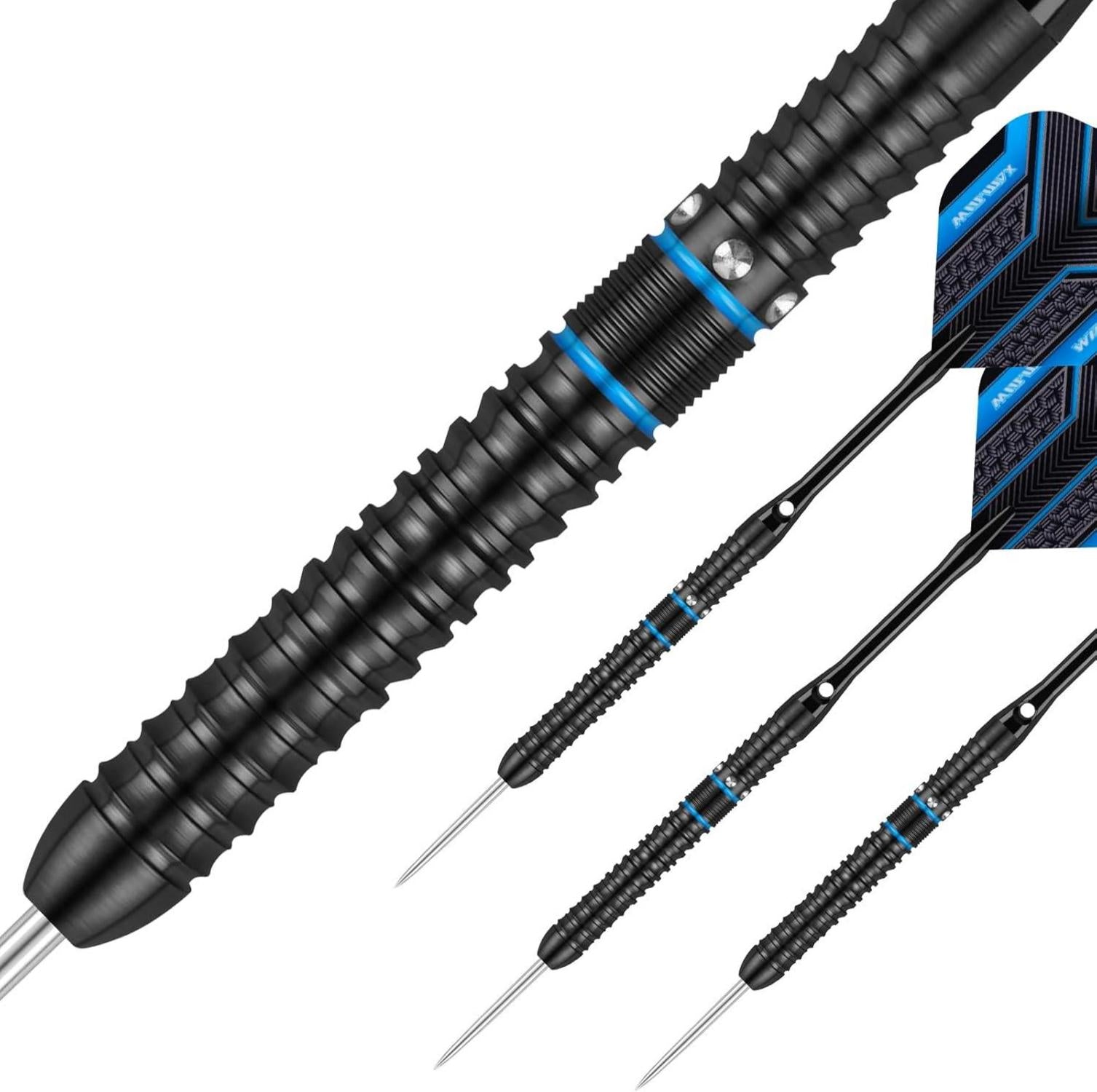 Professionelle Dartpfeile mit Metallspitze 90% Tungsten 3 Stück 16-28g