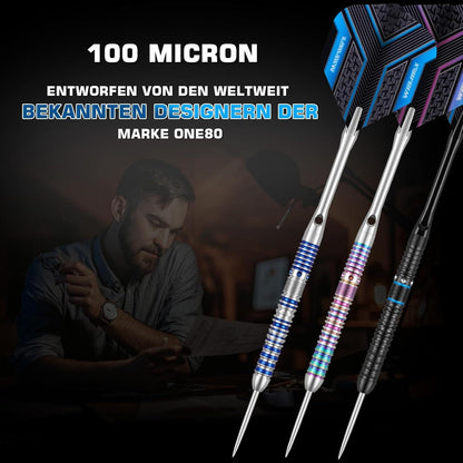 Professionelle WIN.MAX Dartpfeile 90% Tungsten 16-28g Schwarz