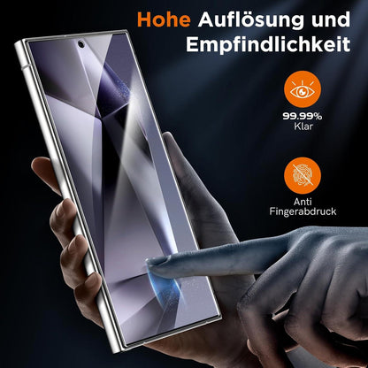 LK 2+2 Schutzfolie Samsung Galaxy S24 Ultra Panzer Glas 9H HD-Klar