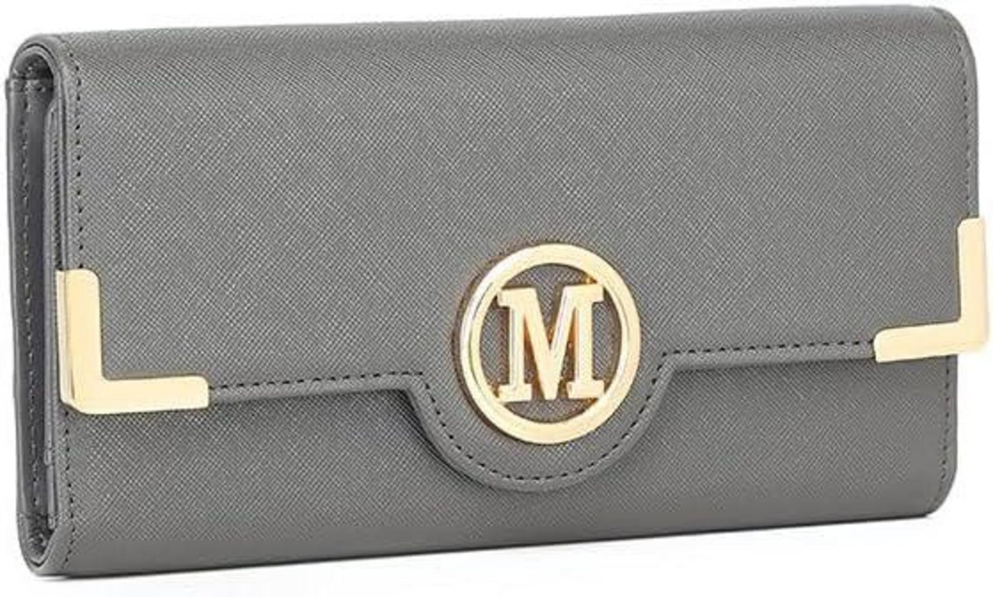 Damen Geldbörse Lange Portemonnaie PU Leder Brieftasche Kartenfächer