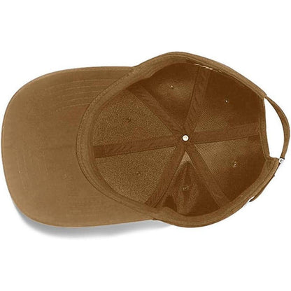 XXL Baseball Cap Herren Baumwolle, Verstellbar, Braun