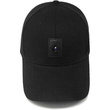 Baseball Cap Herren Baumwolle, Verstellbar, Schwarz