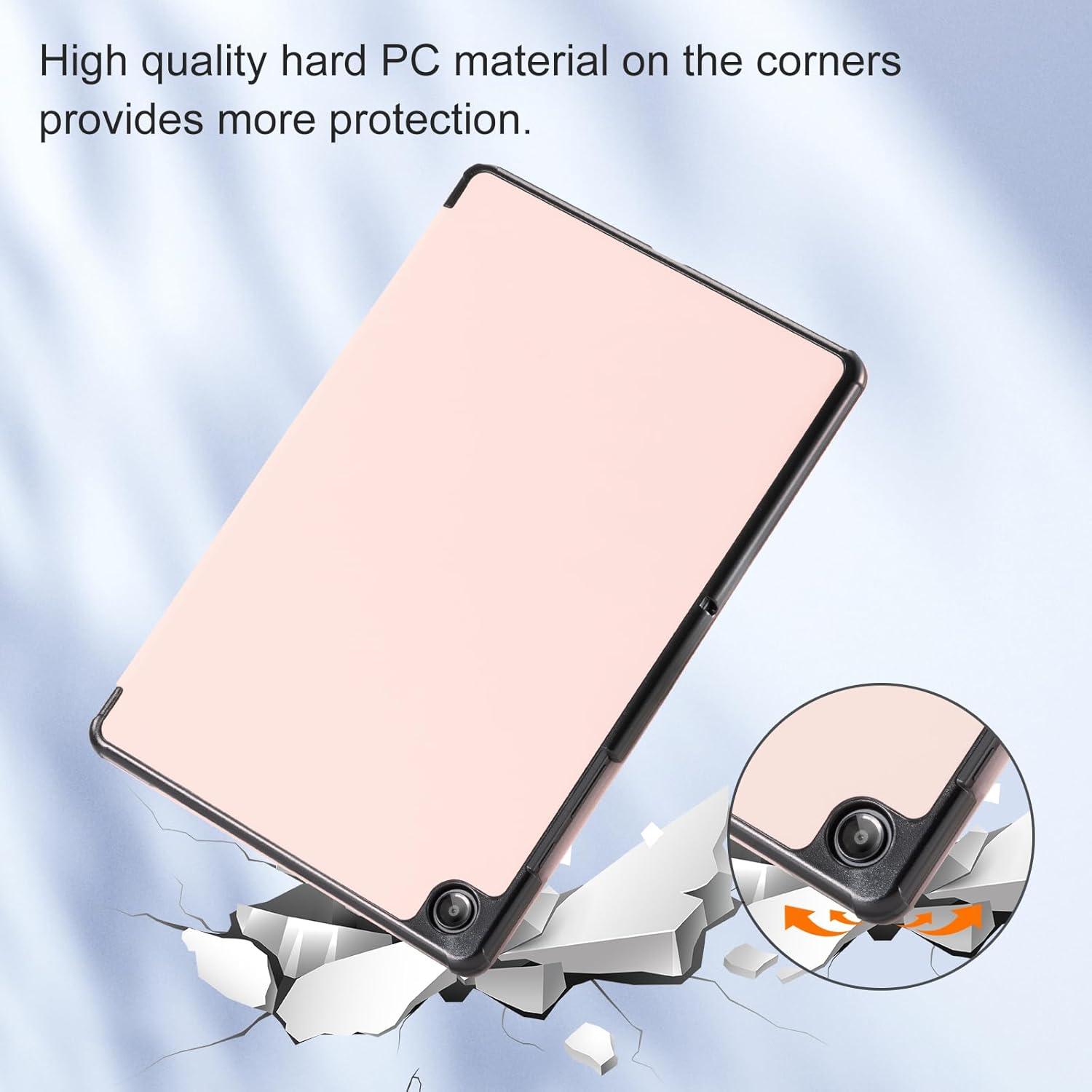 Hülle für Samsung Galaxy Tab A9+ 2023 11 Zoll PU-Leder Dreifach Falt