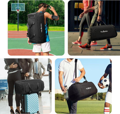 Sporttasche 54-72L erweiterbar Damen Herren Rucksack Fitness
