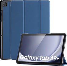 Samsung Galaxy Tab A9 Plus 2023 Hülle 11 Zoll Dunkelblau PU-Leder