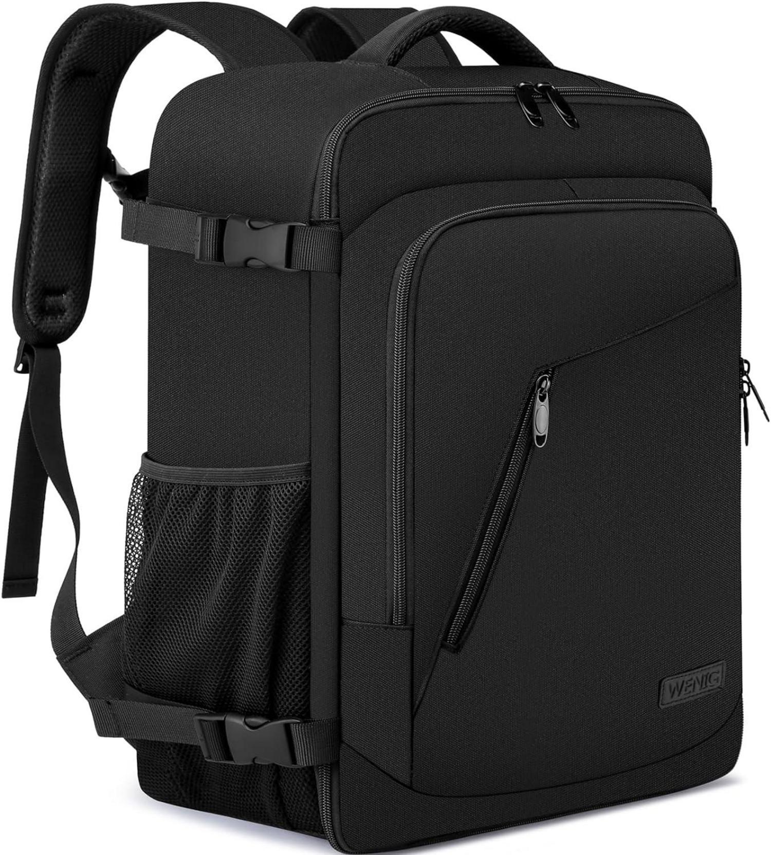 Easyjet Handgepäck Rucksack 15.6 Zoll USB Ladeanschluss - Schwarz