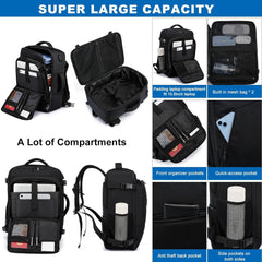 Easyjet Handgepäck Rucksack 15.6 Zoll USB Ladeanschluss - Schwarz