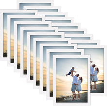 18er Set Bilderrahmen 13x18 cm weiß für Wand & Tisch, Geschenk für