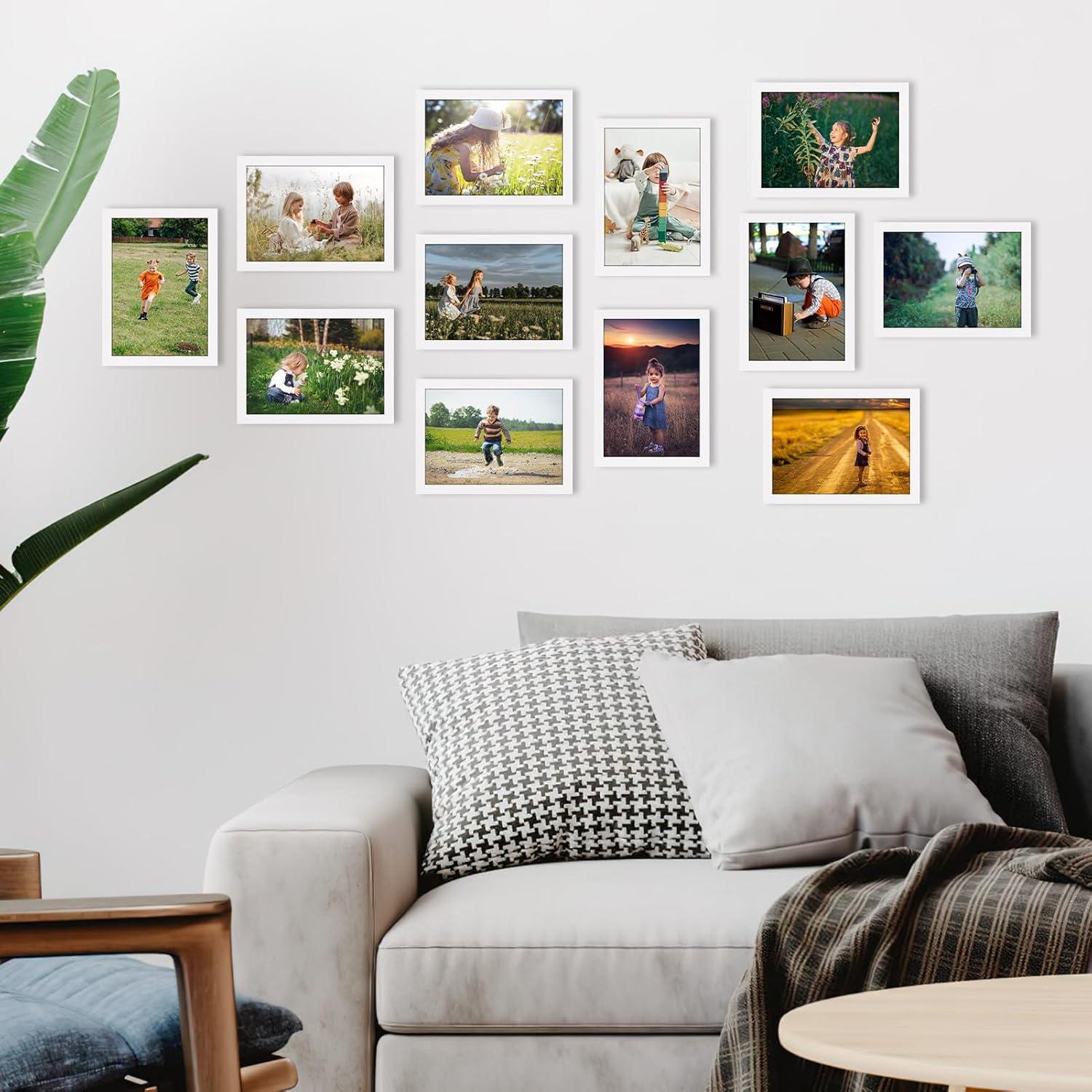 Bilderrahmen Set 13x18 cm 18-teilig Wand Tisch Galerie Collage