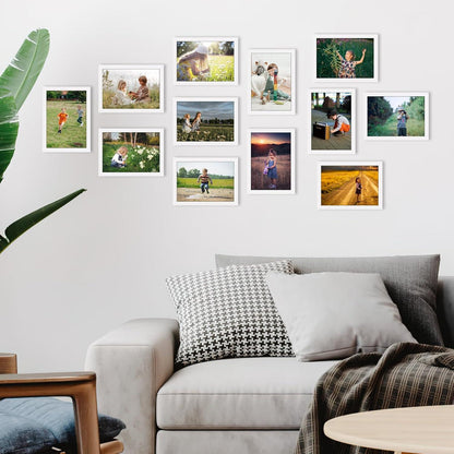 Bilderrahmen Set 13x18 cm 18-teilig Wand Tisch Galerie Collage