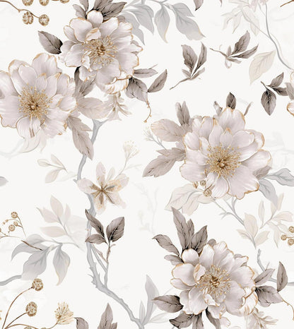 Selbstklebende Tapete Blume PVC Vinyl Wandaufkleber 0.4W x 3L m