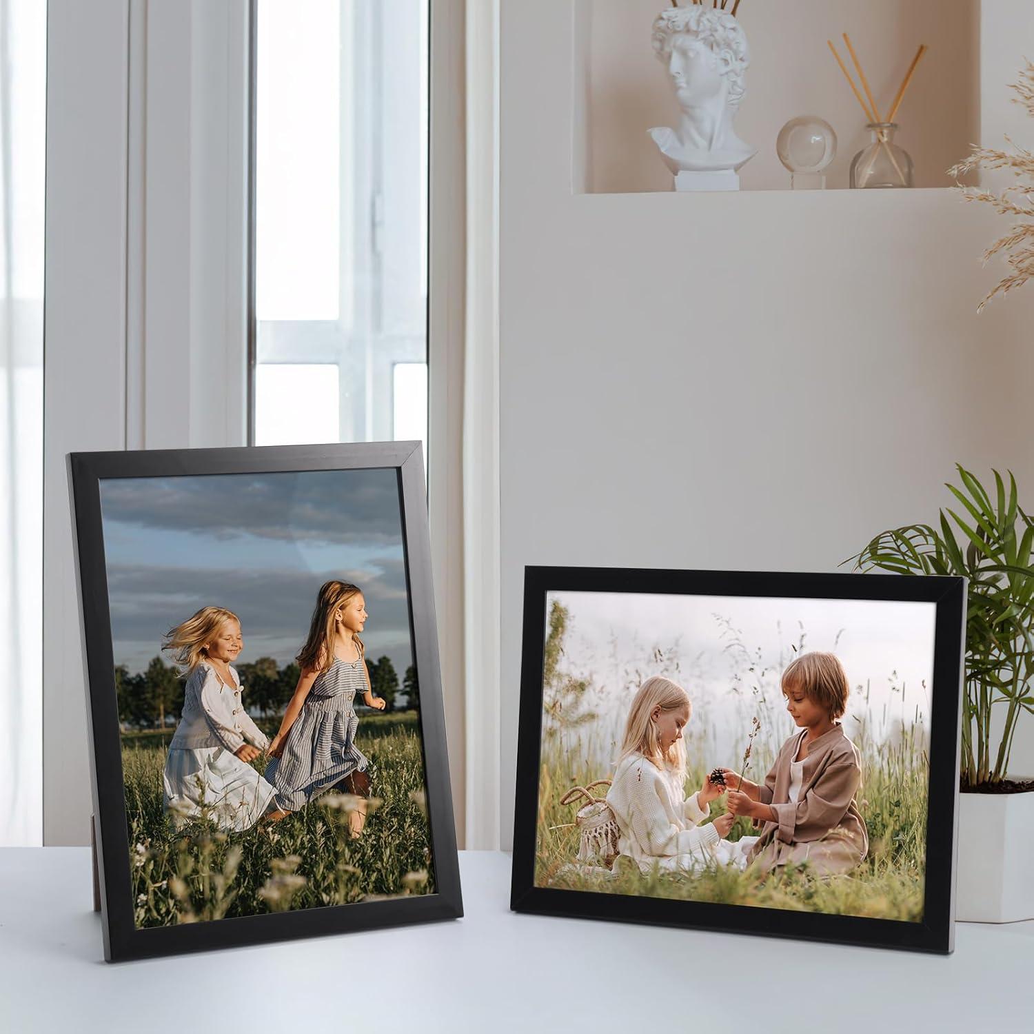 18er Set Bilderrahmen 15x20cm Wand Tisch Galerie Schwarz