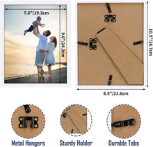 Bilderrahmen 20x25 cm Set 18 Stück Wand Tisch Weiß Wände