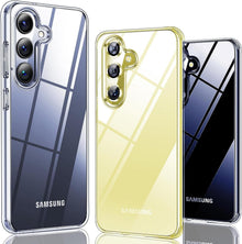 Transparente Samsung Galaxy A15 Hülle mit Panzerfolie - Stoßfest