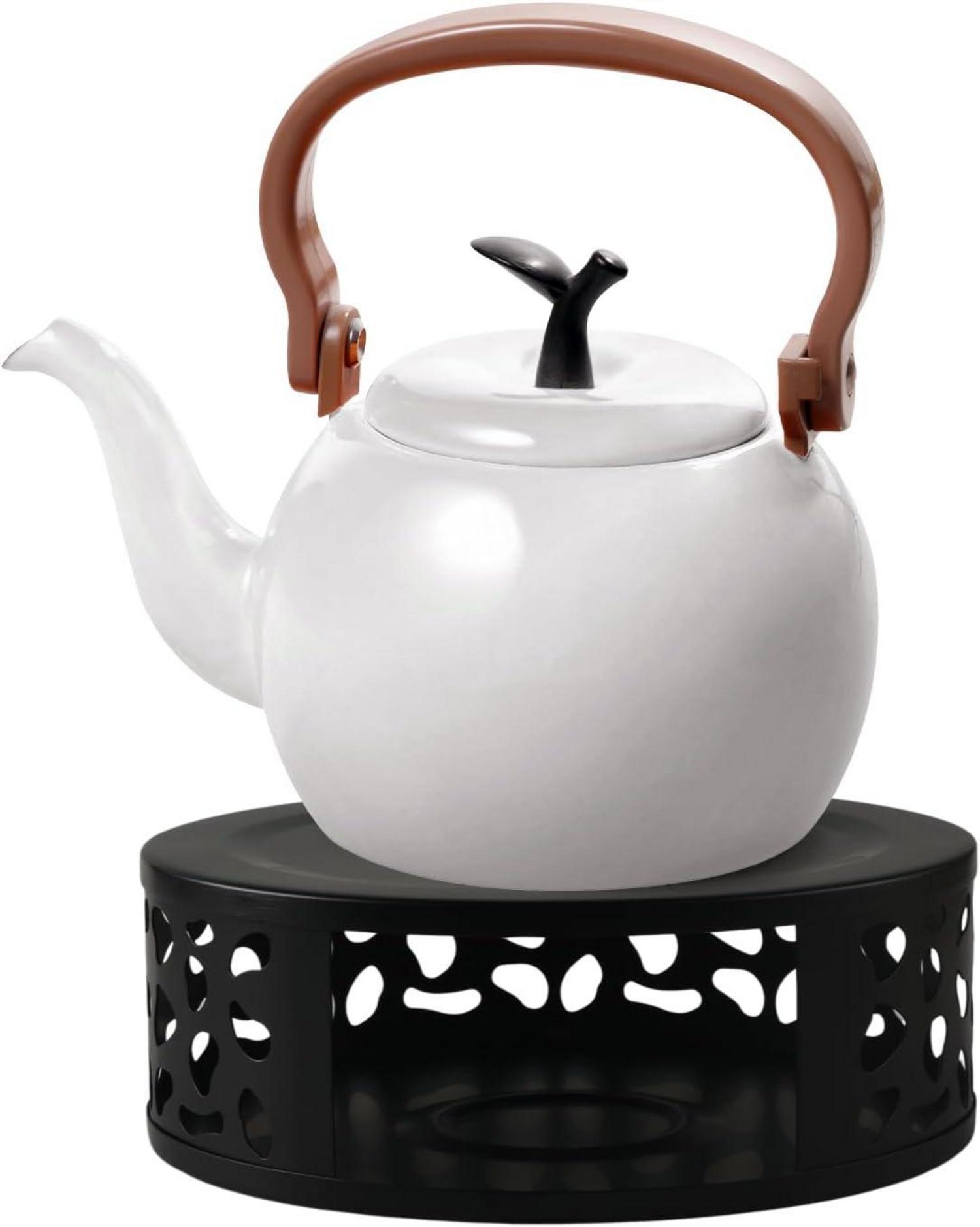 Teewärmer Edelstahl Teelichtheizung Teelichofen Warmhalter