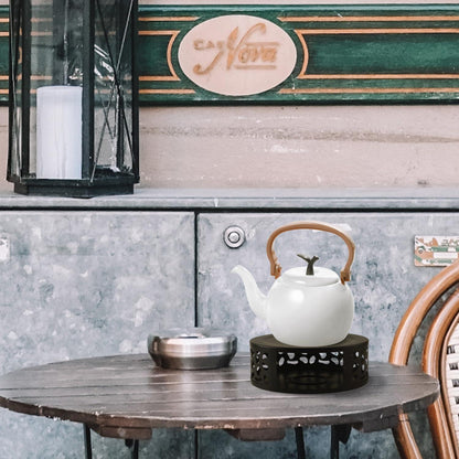 Stövchen Teewärmer Edelstahl Teelichtheizung Tee Warmhalter