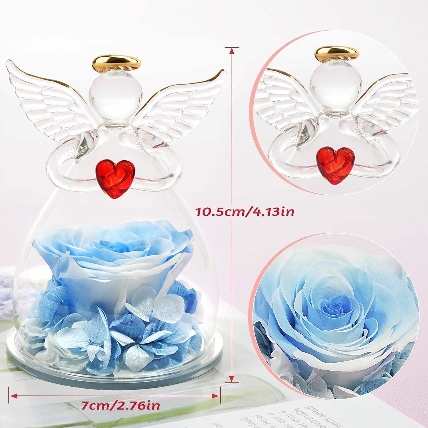 Ewige Rose Engel Geschenke für Mama Oma, Geschenk für Frauen