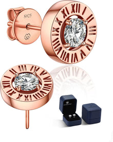 Moissanite Ohrringe Silber 925 Damen Muttertag Geschenk