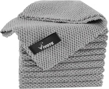 Mikrofaser Spüllappen Küchentücher 10er Pack Grau 30x30cm