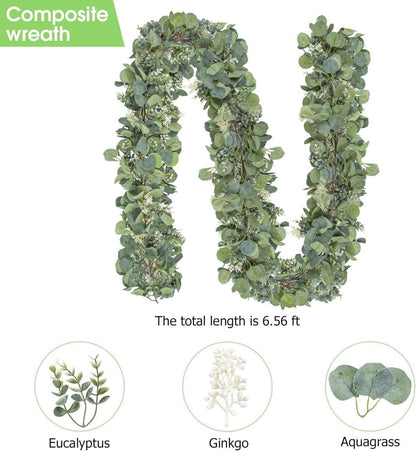 Künstliche Eukalyptus Girlande Weihnachten Hochzeit