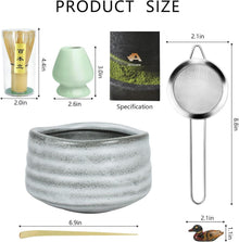 Japanisches Matcha-Zeremonie-Kit mit traditioneller Schale