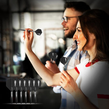 Dart Flight & PC Schäfte Set mit O Ringen aus Metall, Dart